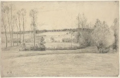 Trees and Meadows at Eragny