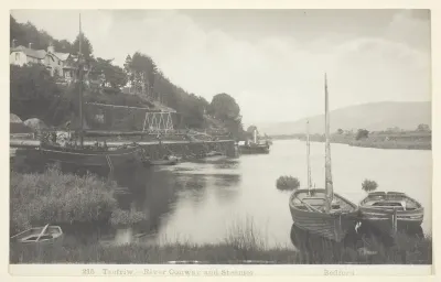 Trefriw-River Conway and Steamer