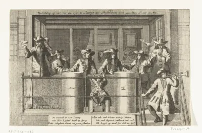 Trekking van de loterij te Amsterdam, 1696