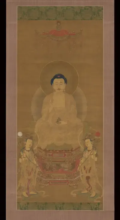 Triad of the Medicine Master Buddha Yakushi (Bhaisajya Buddha)