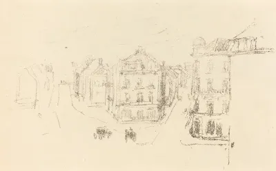 Trial Sketch: Grand Rue, Dieppe