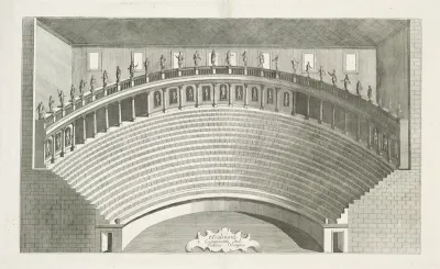 Tribune van Teatro Olimpico in Vicenza