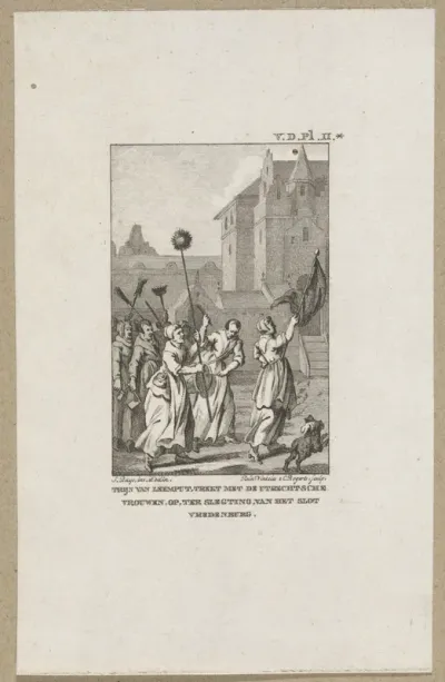 Trijn van Leemput trekt met een groep vrouwen op naar kasteel Vredenburg, 1577
