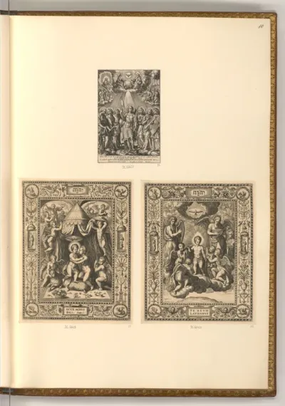 Trinität mit Erzengeln; Jesus- und Johannesknabe