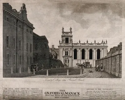 Trinity College, Oxford: from Broad Street