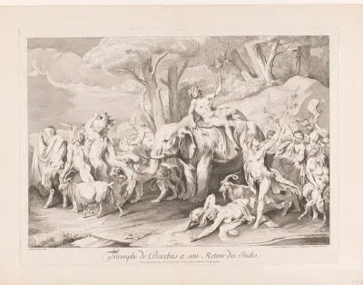Triomf van Bacchus bij zijn terugkeer uit Indië
