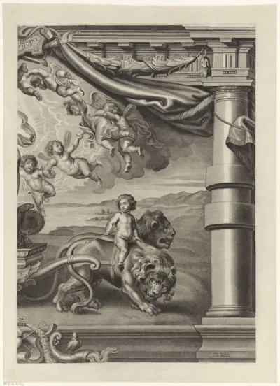 Triomf van de Goddelijke Liefde (rechter plaat)