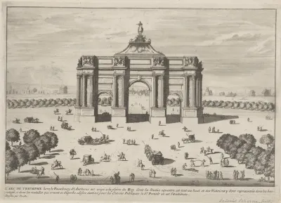 Triomfboog bij Fauxbourg Saint-Antoine