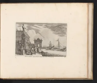 Triomfboog van Trajanus in de haven van Ancona