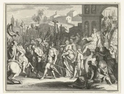 Triomftocht van keizer Aurelianus in 274