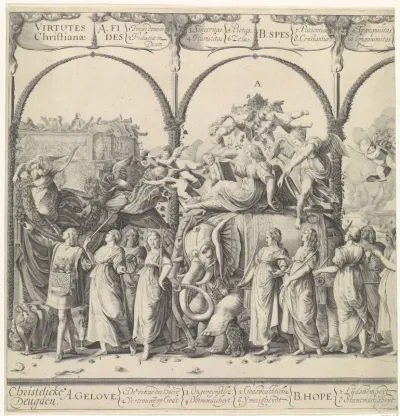 Triomftocht van Willem van Oranje, linkerplaat