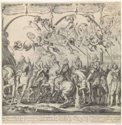 Triomftocht van Willem van Oranje, rechterplaat