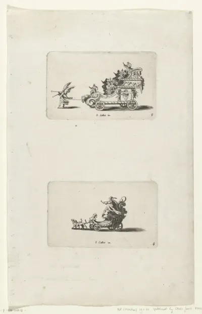 Triomfwagen met luitspelers, Triomfwagen van de Trouw