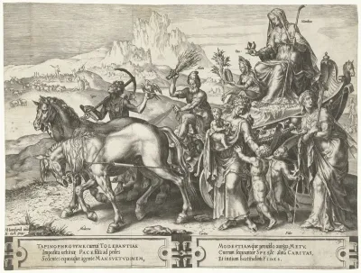 Triomfwagen met Nederigheid (Humilitas)