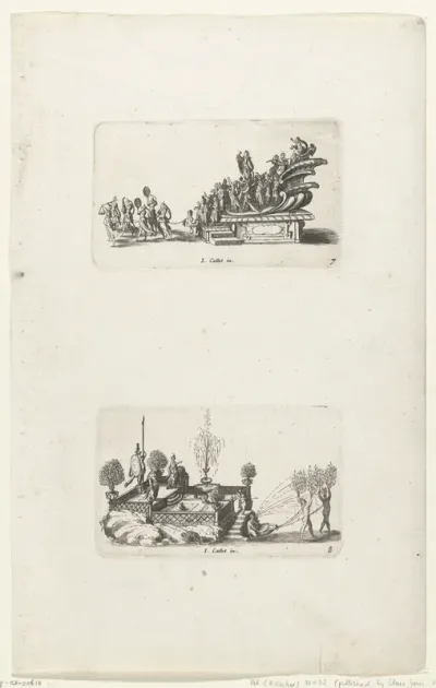 Triomfwagen van Apollo, Triomfwagen van Juno, Minerva en Venus