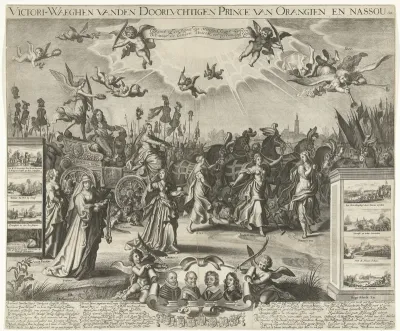 Triomfwagen van de prins van Oranje, 1675