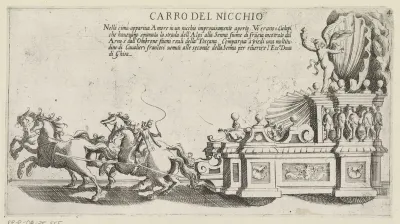 Triomfwagen van het Sienese district Nicchio