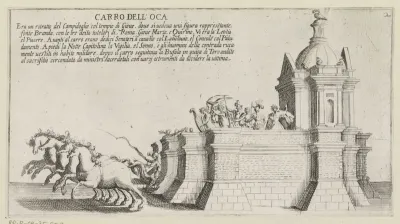 Triomfwagen van het Sienese district Occa