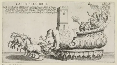 Triomfwagen van het Sienese district Torre