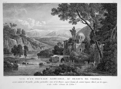 Tripoli, Lebanon: a monastery by a river in the countryside near the city of Tripoli