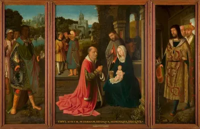 Triptych with the Adoration of the Magi