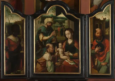Triptych with the Adoration of the Magi