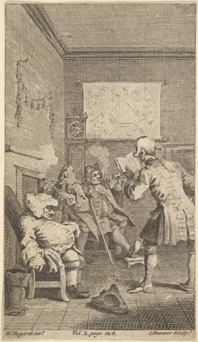 "Tristram Shandy," Frontispiece, Volume 1,