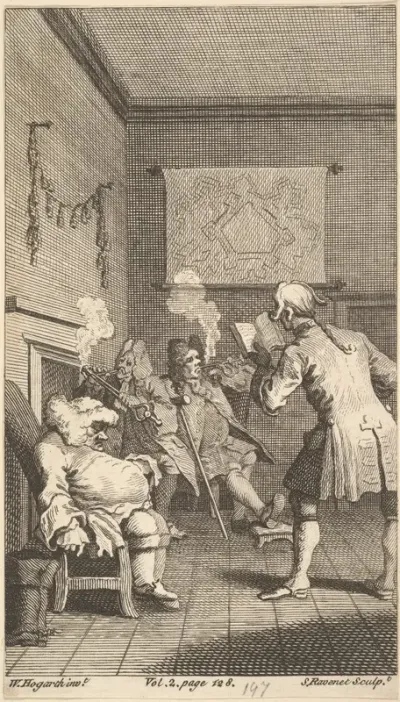 "Tristram Shandy," Frontispiece, Volume 1,