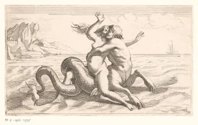 Triton ontvoert een vrouw