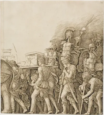 Triumph of Caesar: Soldiers Carrying Trophies