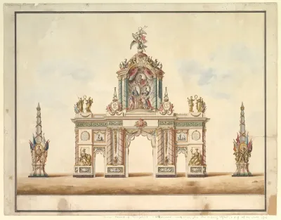 Triumphal Arch, April 1814