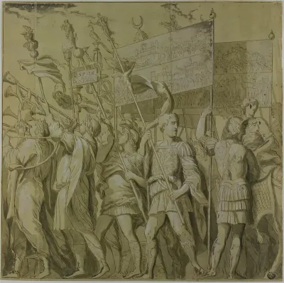 Triumphs of Julius Caesar: Canvas No. I
