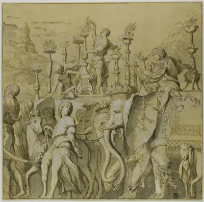 Triumphs of Julius Caesar: Canvas No. V