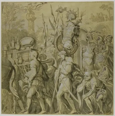 Triumphs of Julius Caesar: Canvas No. VI