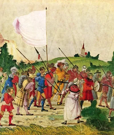 Triumphzug Kaiser Maximilians, Szene: Der Troß