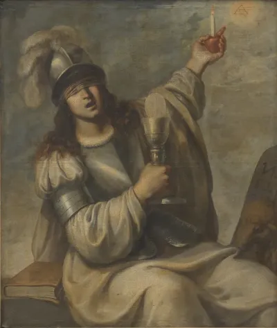 Troen. Allegorisk kvindefigur