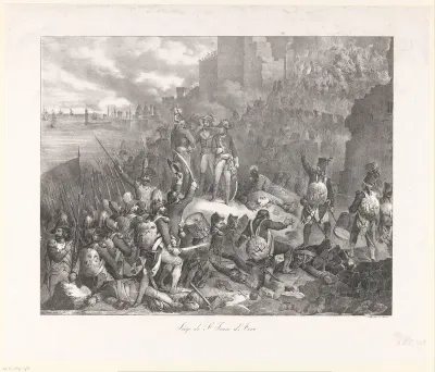 Troepen van Napoleon vallen Akko binnen
