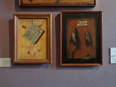 Trompe-l'oeil au messager boiteux