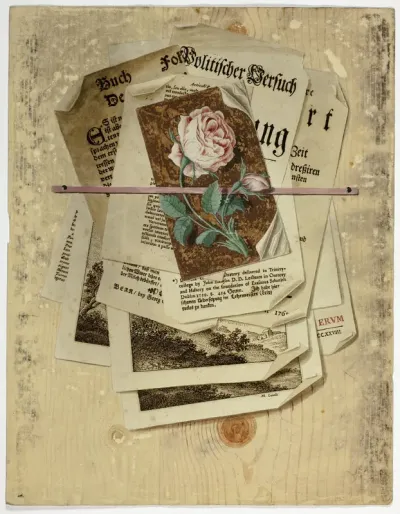 Trompe L'Oeil: Papers Pinned to Wall
