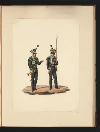 Trompetter en jager van de jagers, 1830-1831