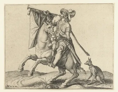 Trompetter te paard