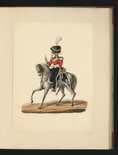 Trompetter van de dragonders, 1830-1831