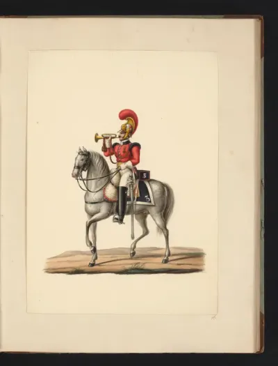 Trompetter van de kurassiers, 1830-1831