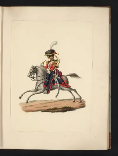 Trompetter van de rijdende artillerie, 1830-1831