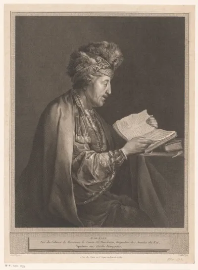 Tronie of portret van een man, mogelijk Galileo Galilei