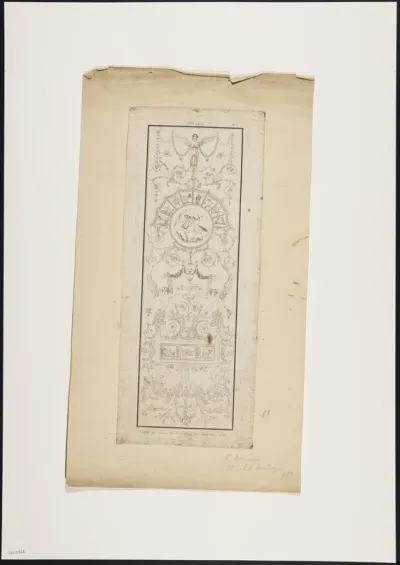 Trophy with mythical figures, zodiac and leaf tendrils