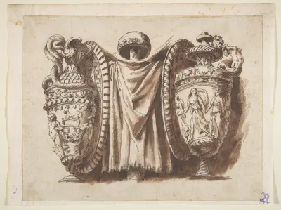 Trophy with Two Vases