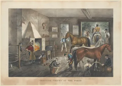 "Trotting Cracks" at the Forge