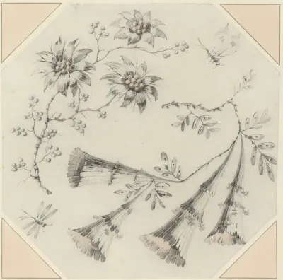 Trumpet Flowers and Daisies