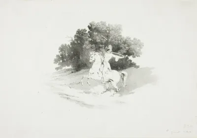 Trumpeter on Horseback